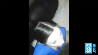 after a wet blowjob she rides a big dildo to intense orgasm