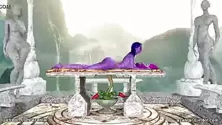 سكس مع الاستلقاء على الظهر و اللعب بالصدر