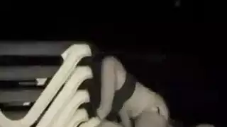 مشهد مص قضيب وشرج في حديقة عامة