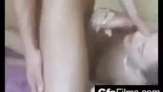 سكس سحاقي: سمية وصافيناز في لعبة شرجية قاسية