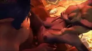 قضيب الحمار يدك كسها مليئاً بالمني