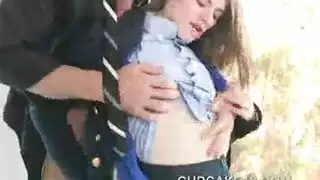 teen sluts in xxx threesome action