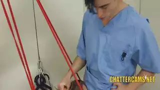 أول مرة نحيف أخذ حمام